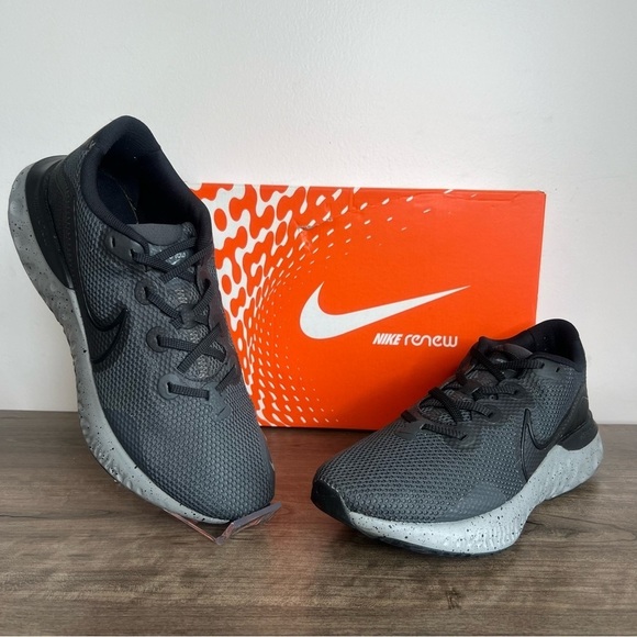 Nike Renew Run Anthracite Black Cool Grey Men's Shoe Size #B1525
